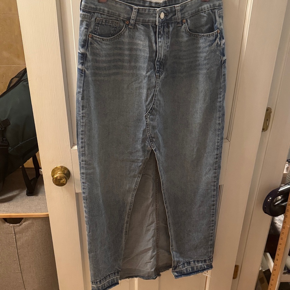 Sincerely Jules Light Blue Denim Skirt, 11/30